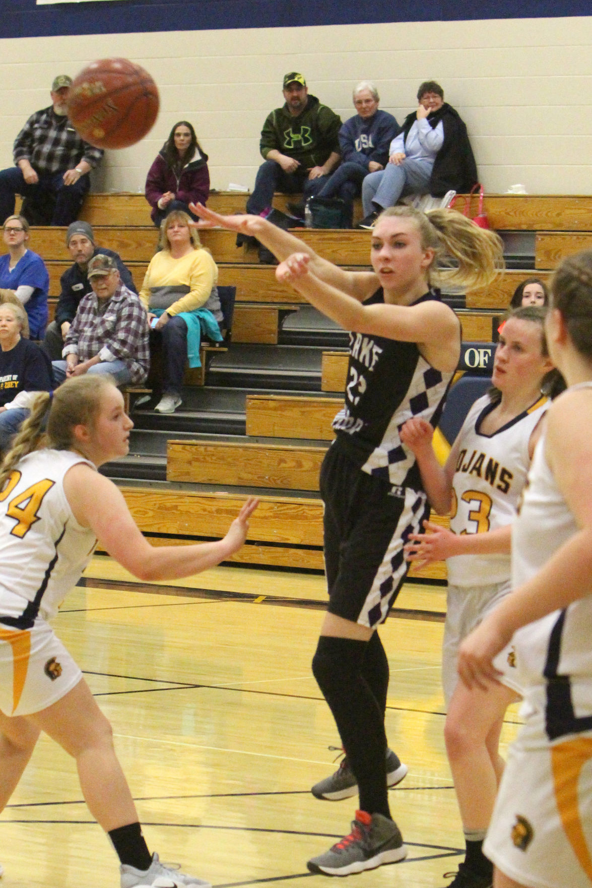Lake Holcombe at New Auburn girls basketball 2-14-19
